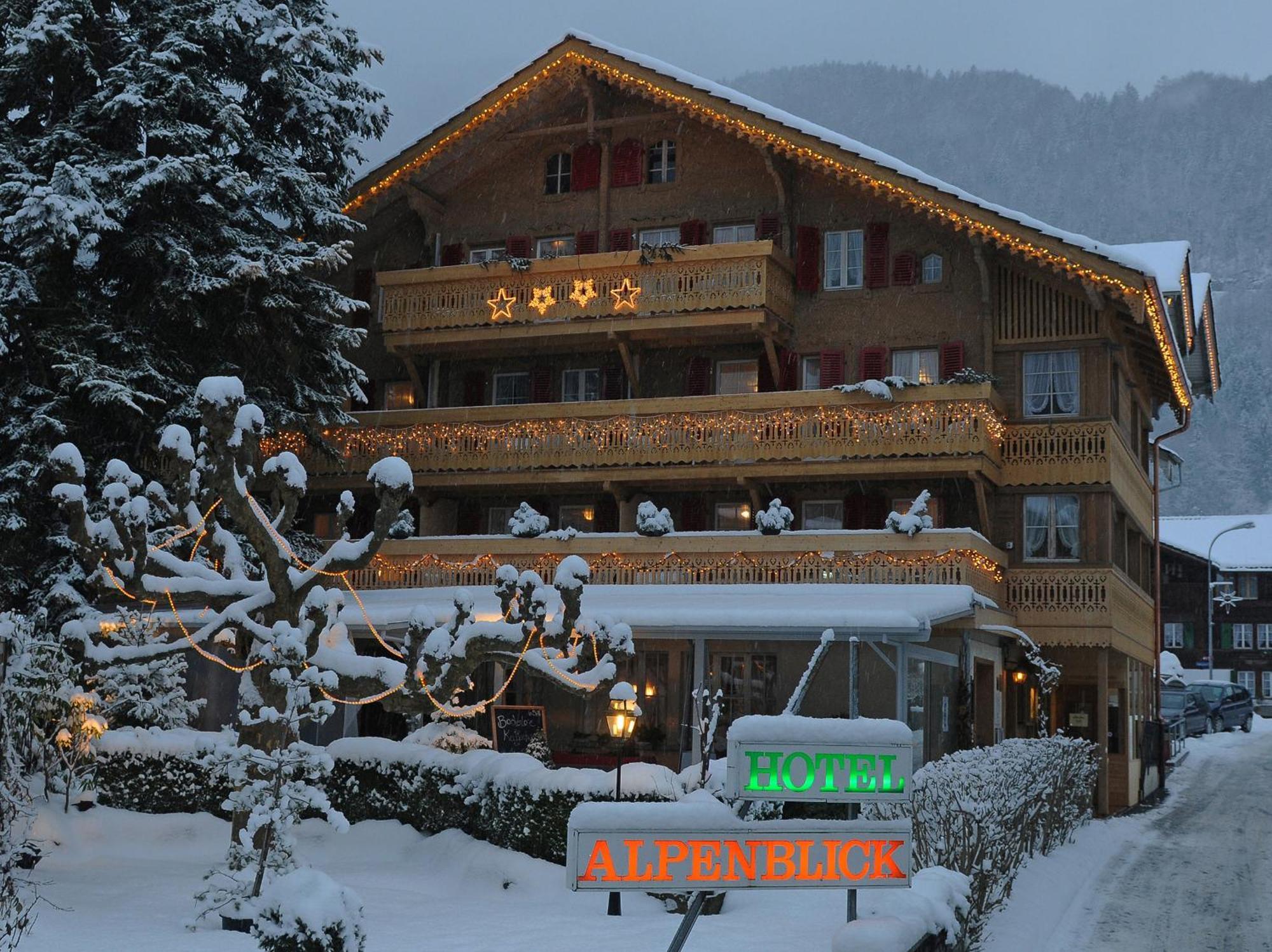 Alpenblick Hotel & Restaurant Wilderswil By Interlaken Exterior foto